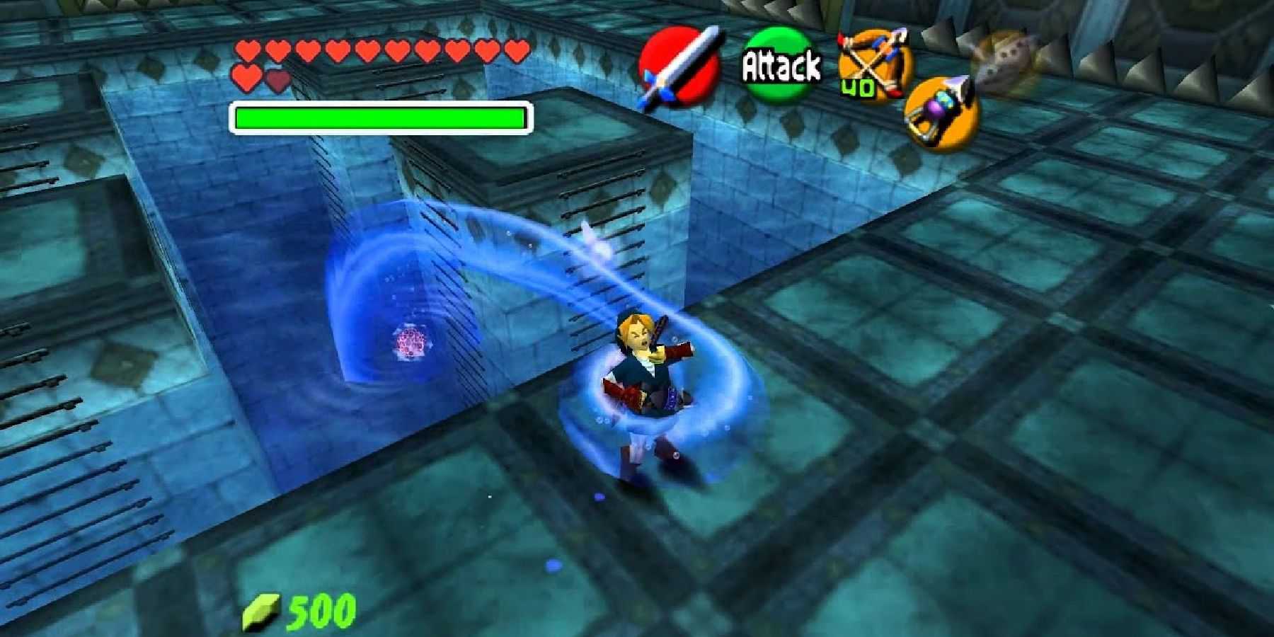 Morpha fight in The Legend of Zelda: Ocarina of Time