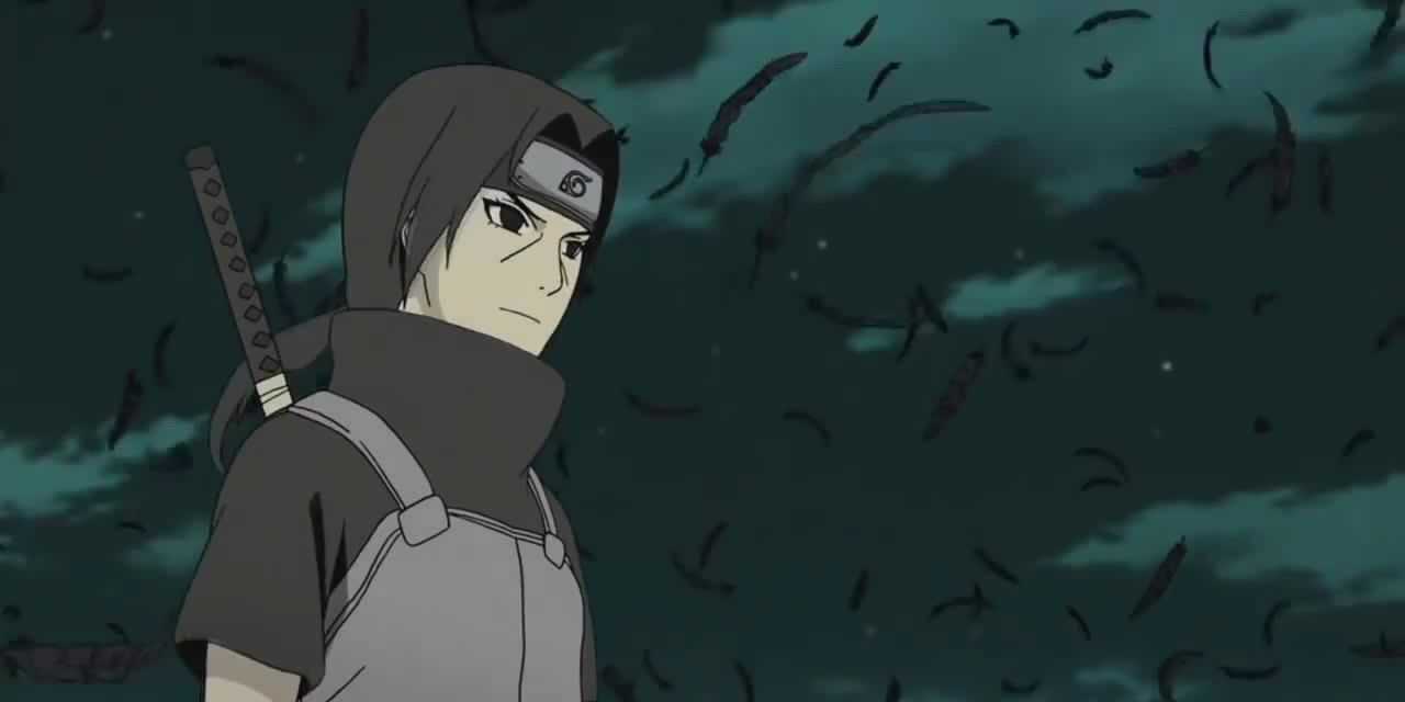 Itachi vê Shisui pela última vez