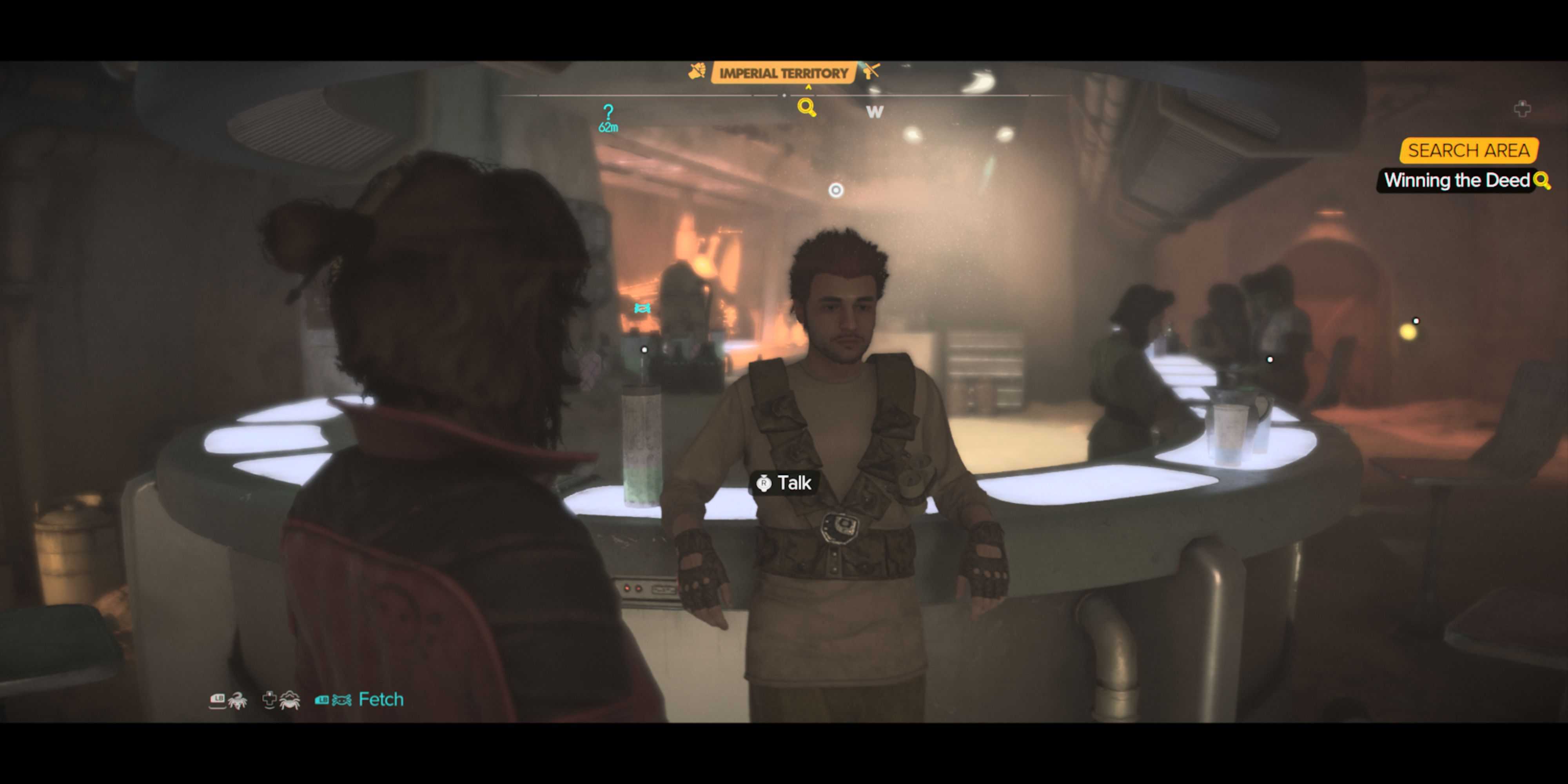 the thug in passive income quest in star wars outlaws.