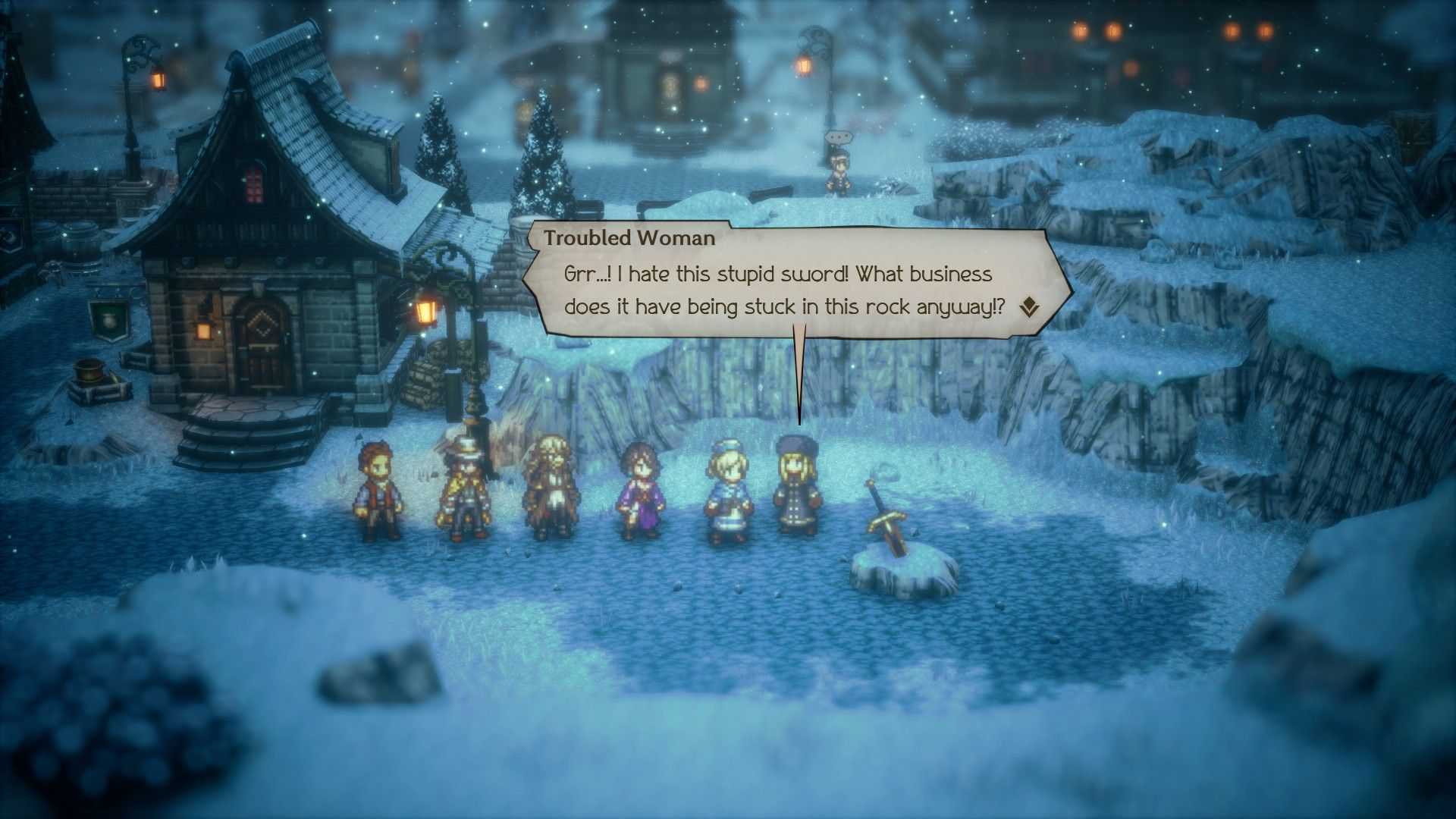 Octopath Traveler 2 Sword in Stone