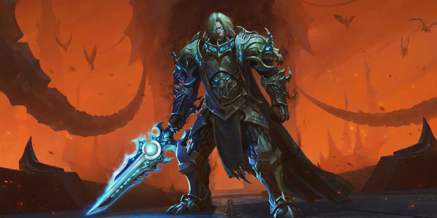 World of Warcraft Shadowlands Anduin Wrynn Death knight Kingsmourne