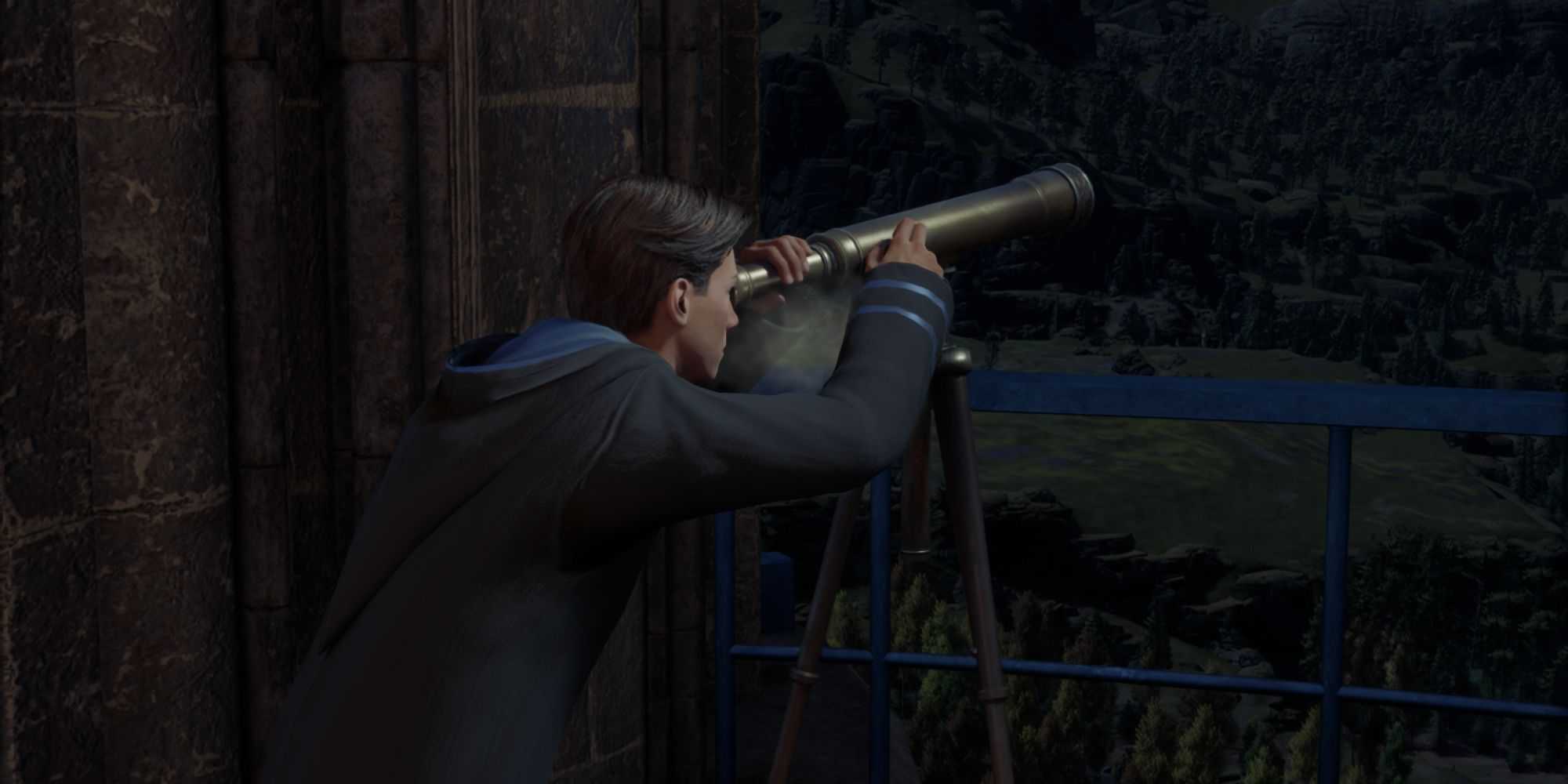 Hogwarts Legacy Astronomy Class Telescope