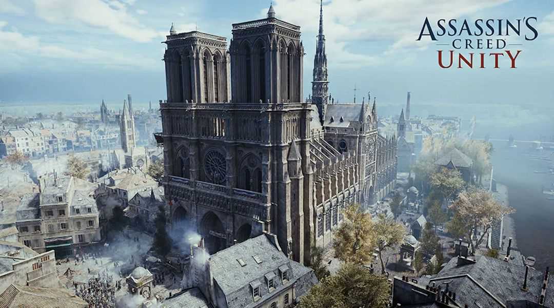 Assassin's Creed Unity grátis Notre-Dame fogo