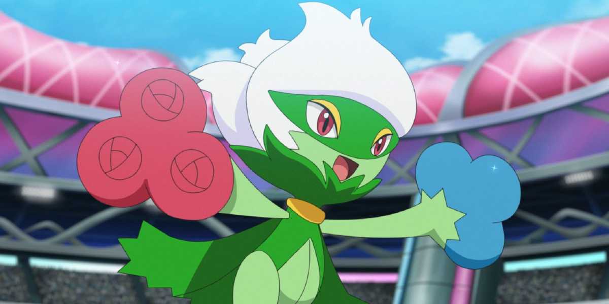 Fan Art de Pokemon Transforma Roserade em Forma Humana com Vários Estilos de Batalha