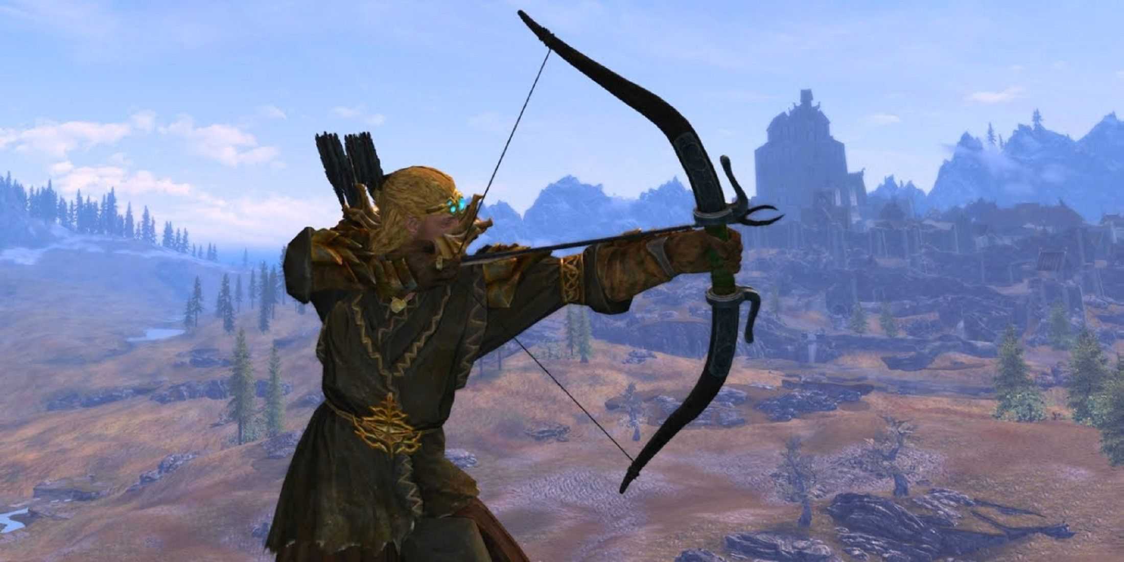 Skyrim archer hits the shot of a lifetime