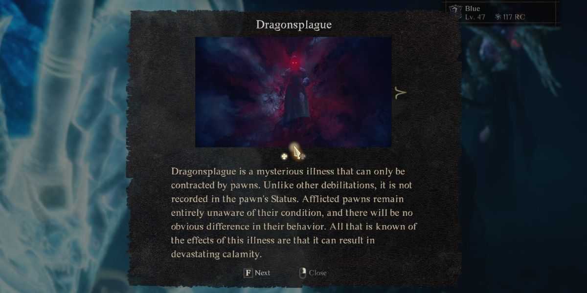 Dragons Dogma 2 Dragonsplague Popup Warning Pawn Disease