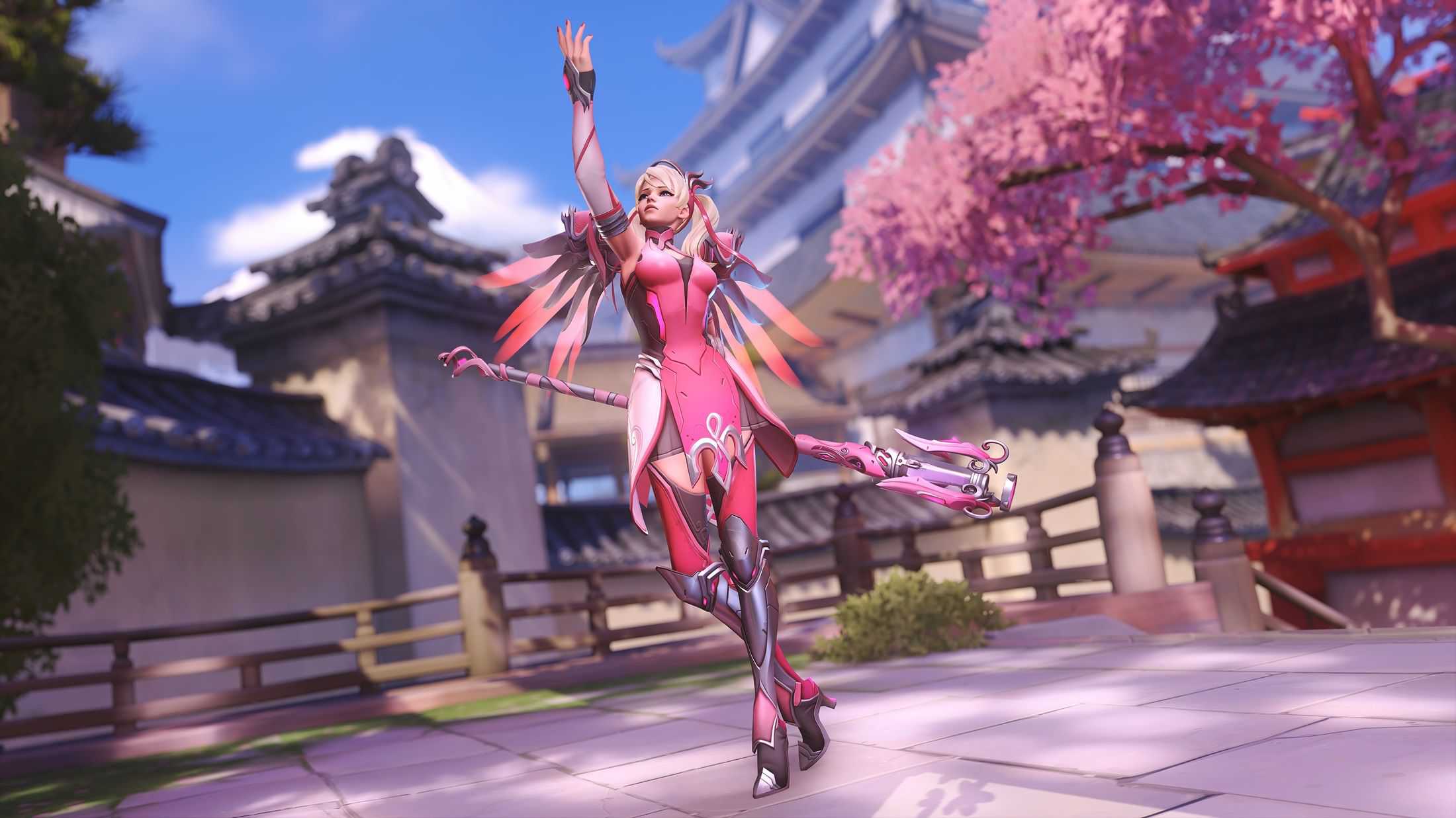 overwatch 2 pink mercy pose