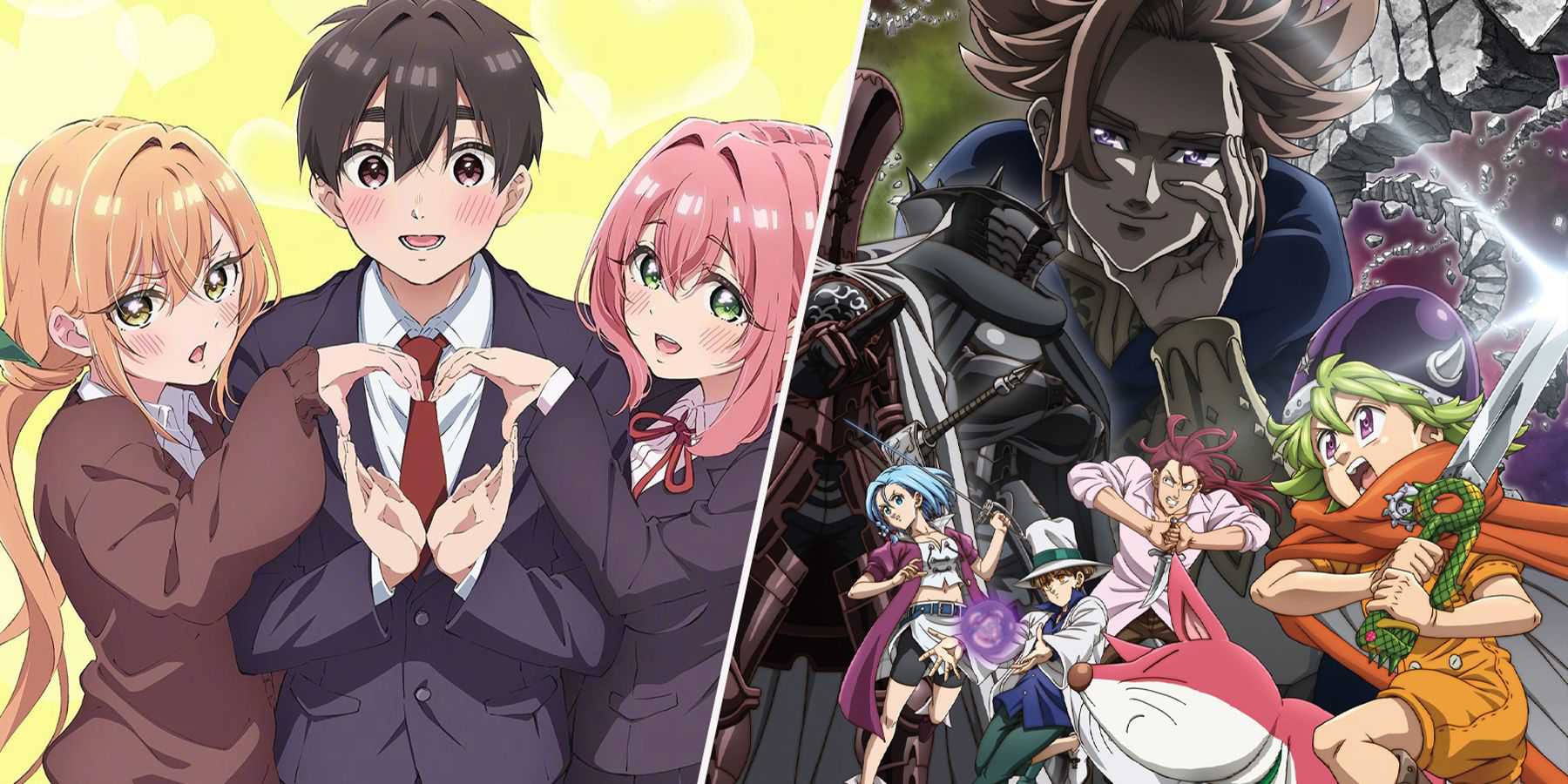 outono de 2023 anime 100 namoradas Sete Pecados Capitais Quatro Cavaleiros do Apocalipse