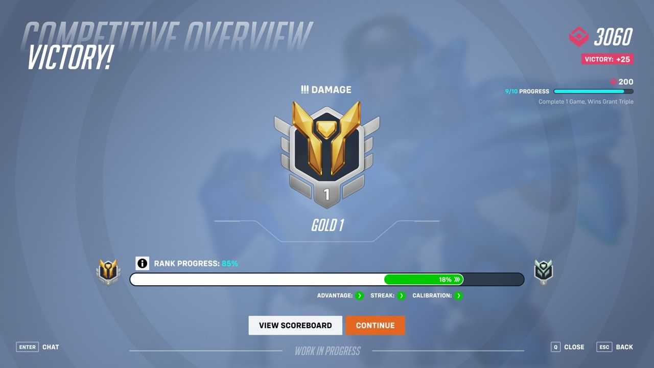 Competitive overview update for Overwatch 2 Season 9