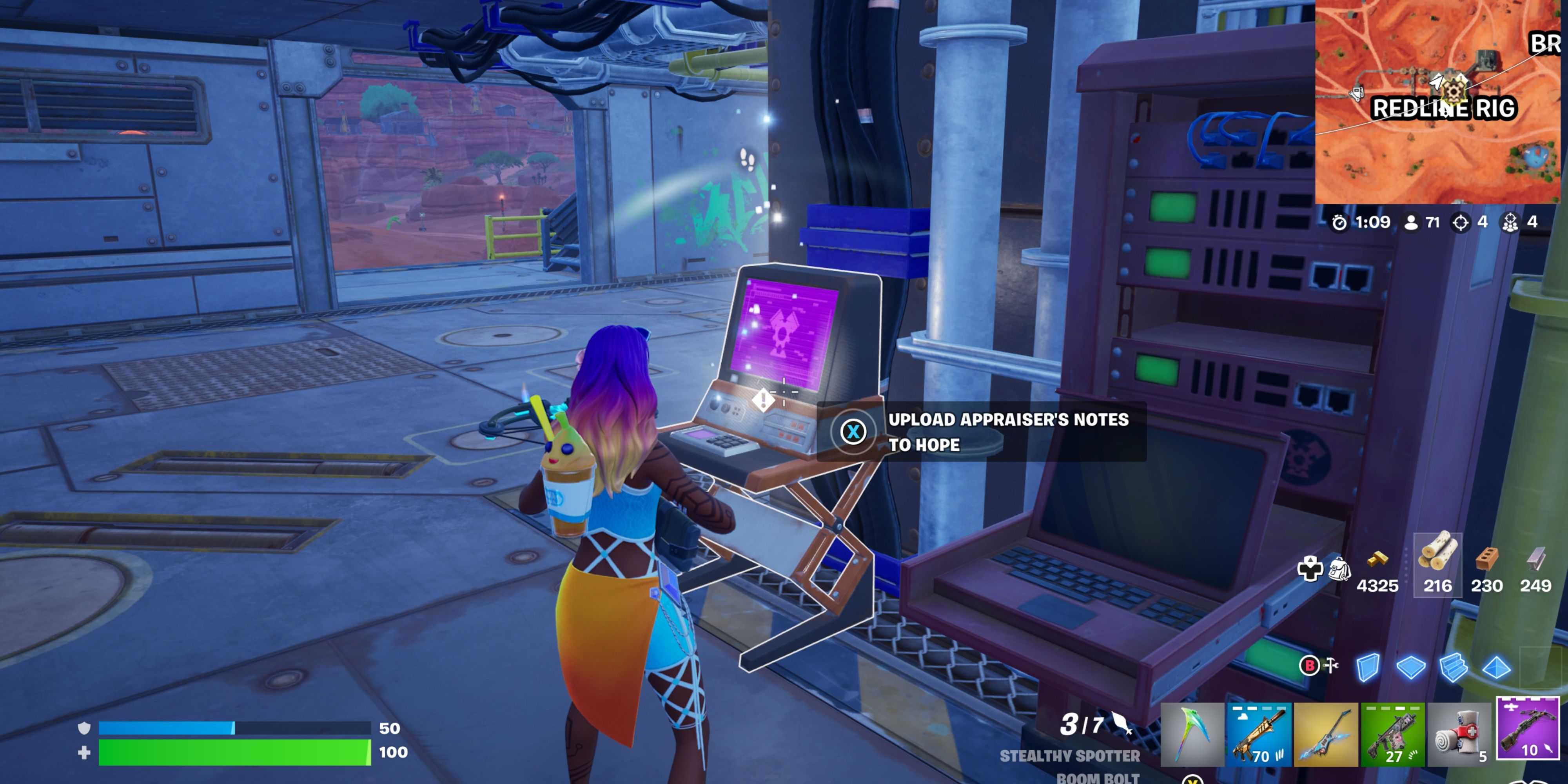 redline rig terminal 2 fortnite