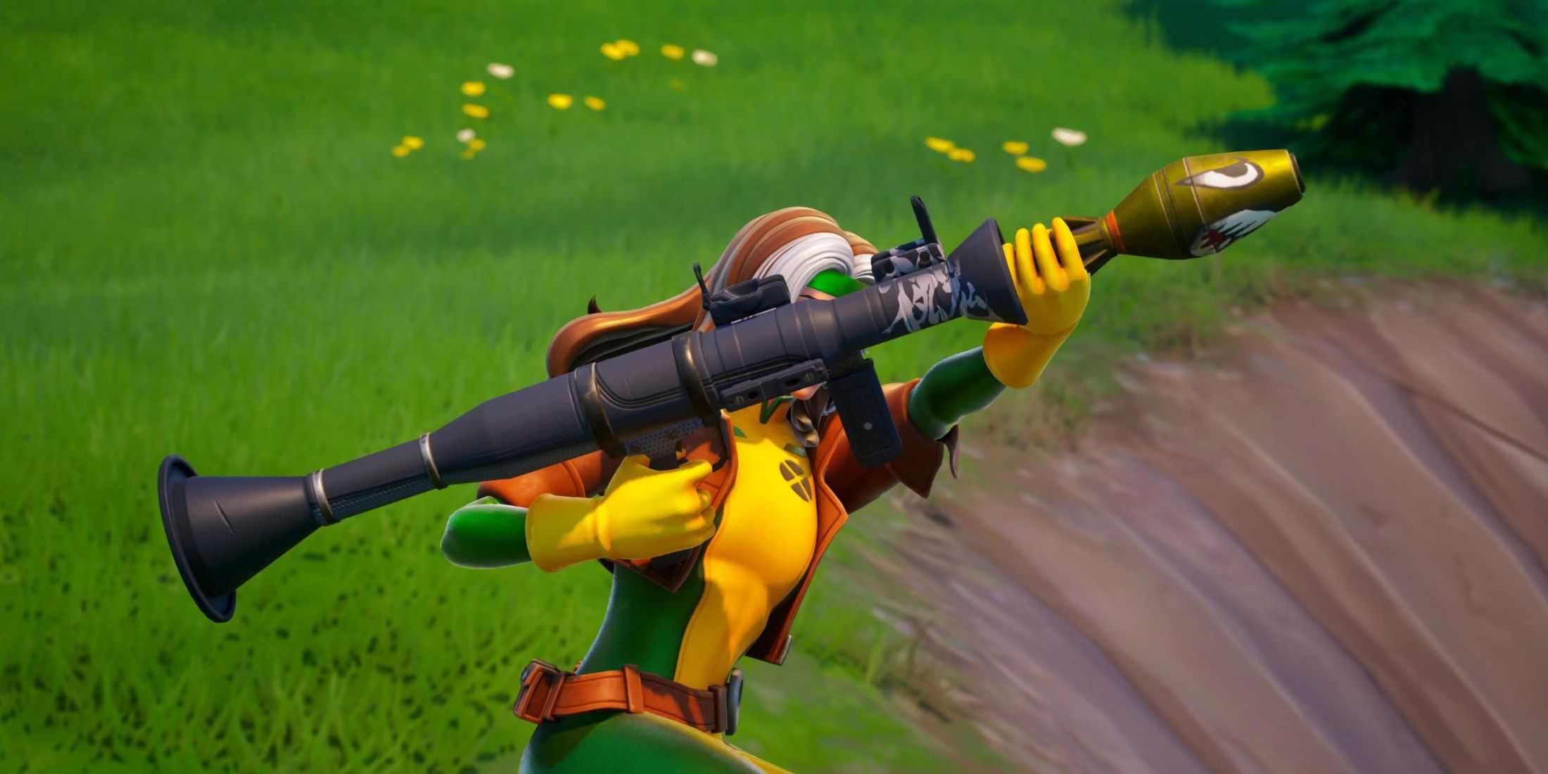 rogue carrying a rocket launcher in fortnite reload