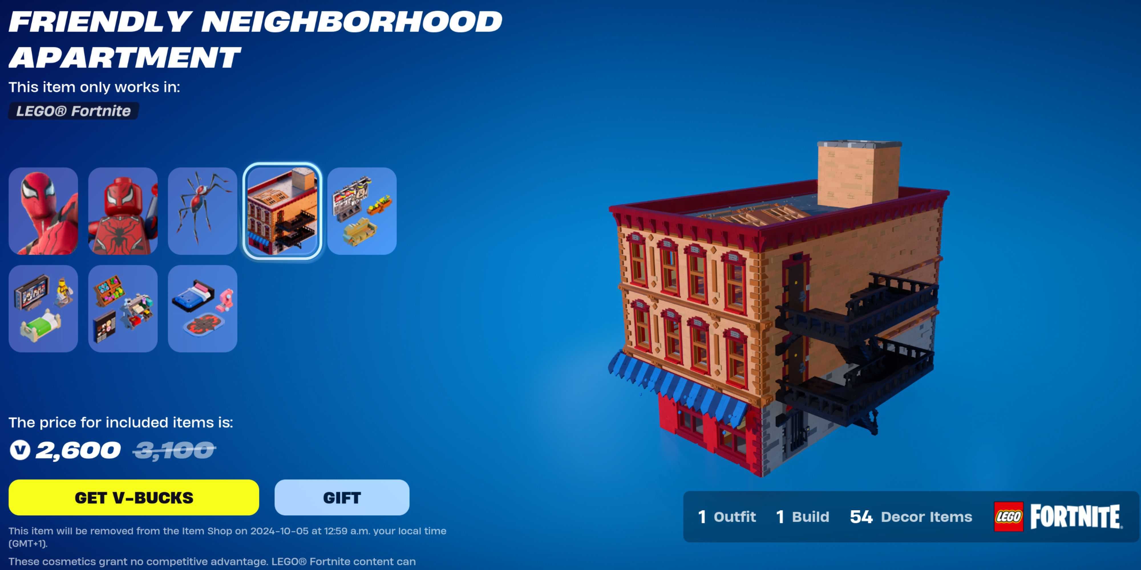 Friendly Neighborhood bundle lego fortnite