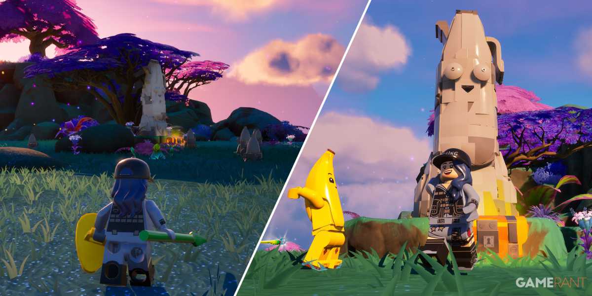 Como Visitar a Cabeça de Peely Island no LEGO Fortnite