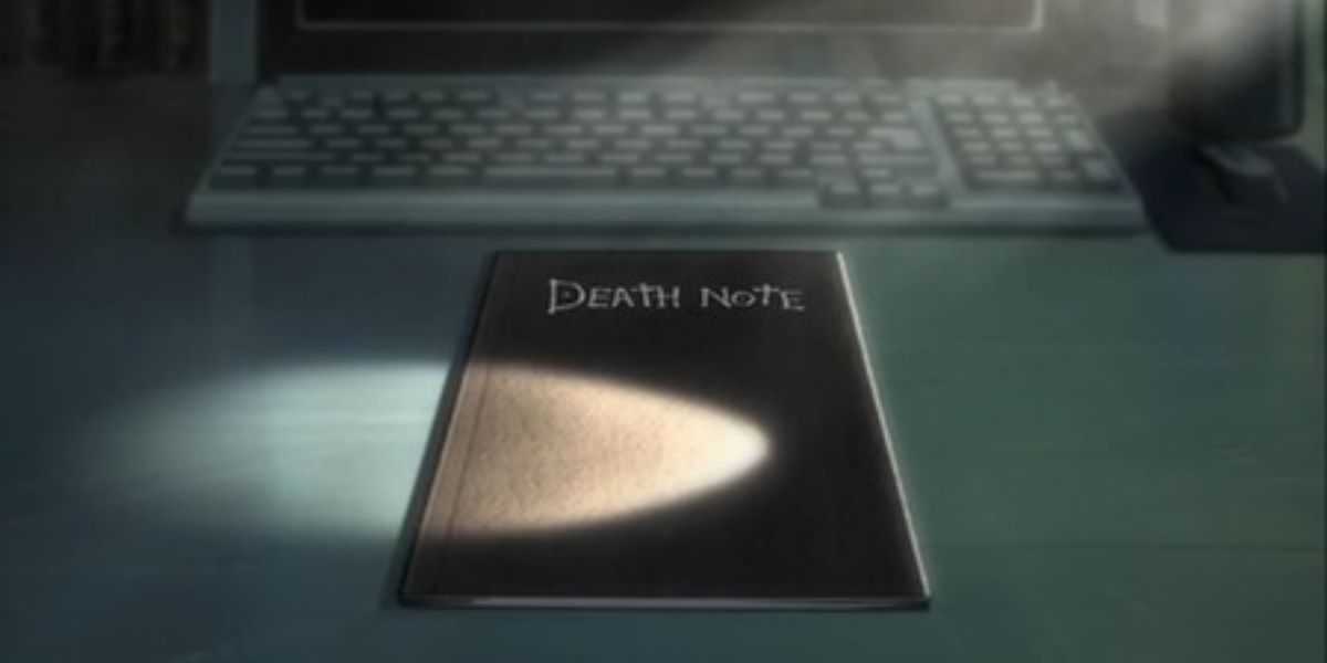 The Death Note From The Anime Death Note