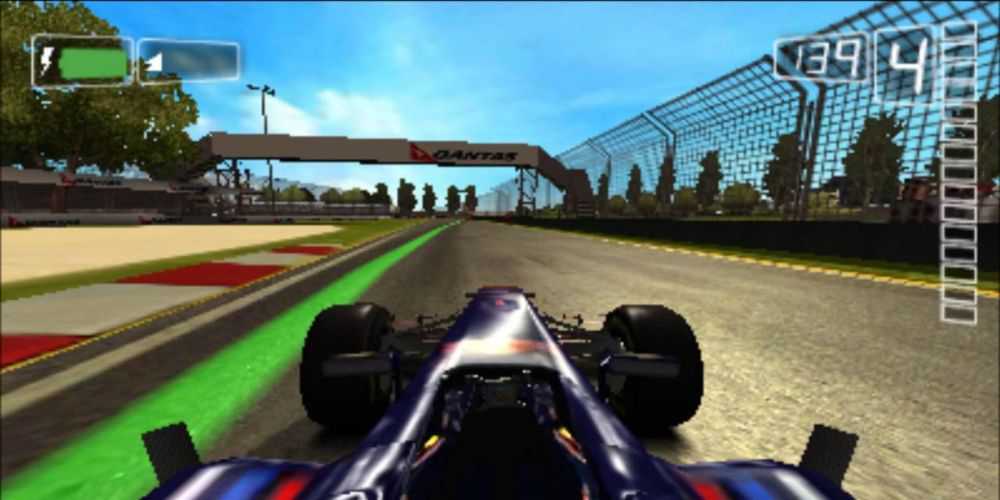 Captura de tela do jogo F1 2011