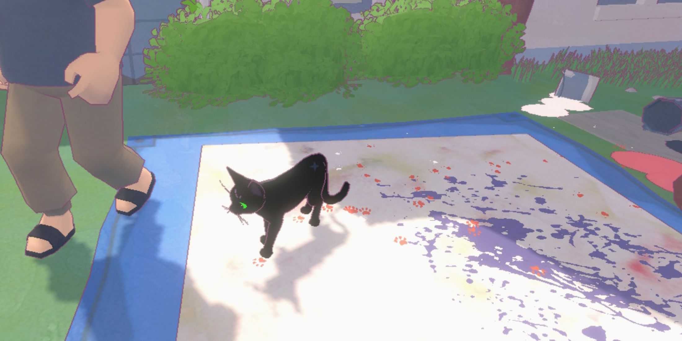 gatinho cidade grande pintar travessuras