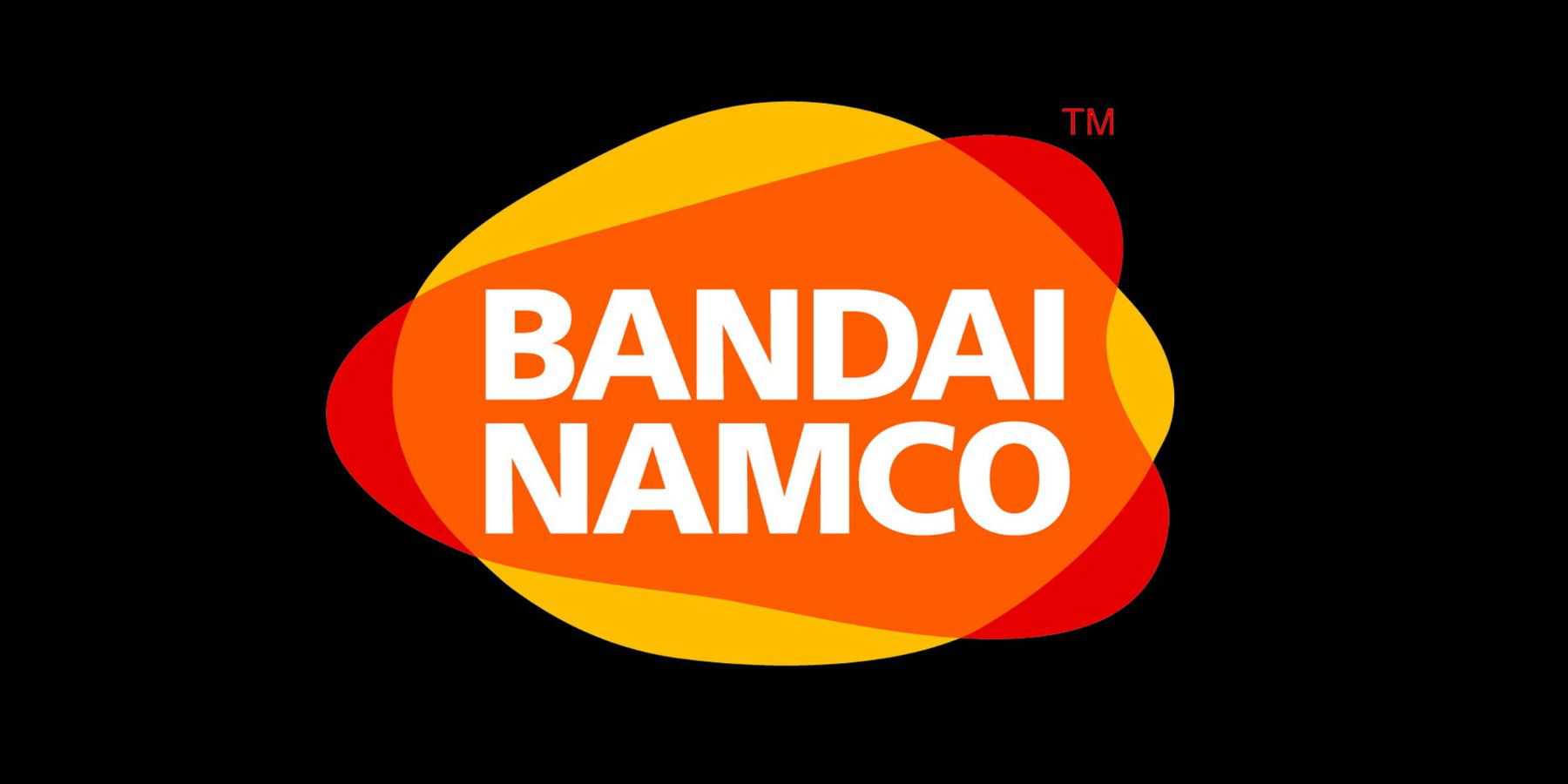 O logotipo da Bandai Namco contra um fundo preto