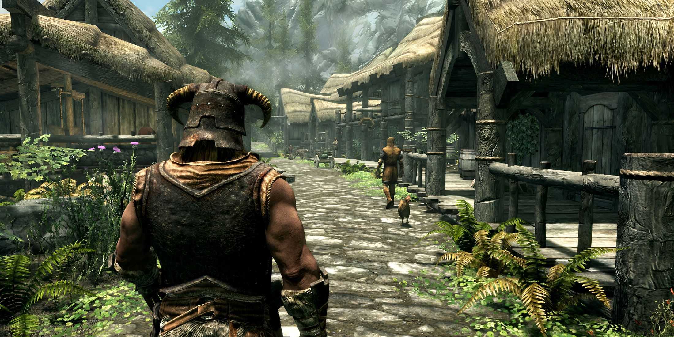 Elder Scrolls 5 Skyrim Dragonborn em pé