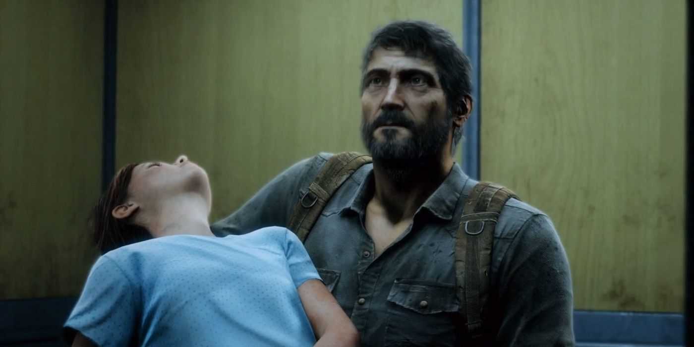 o último de nós joel e ellie no hospital terminando