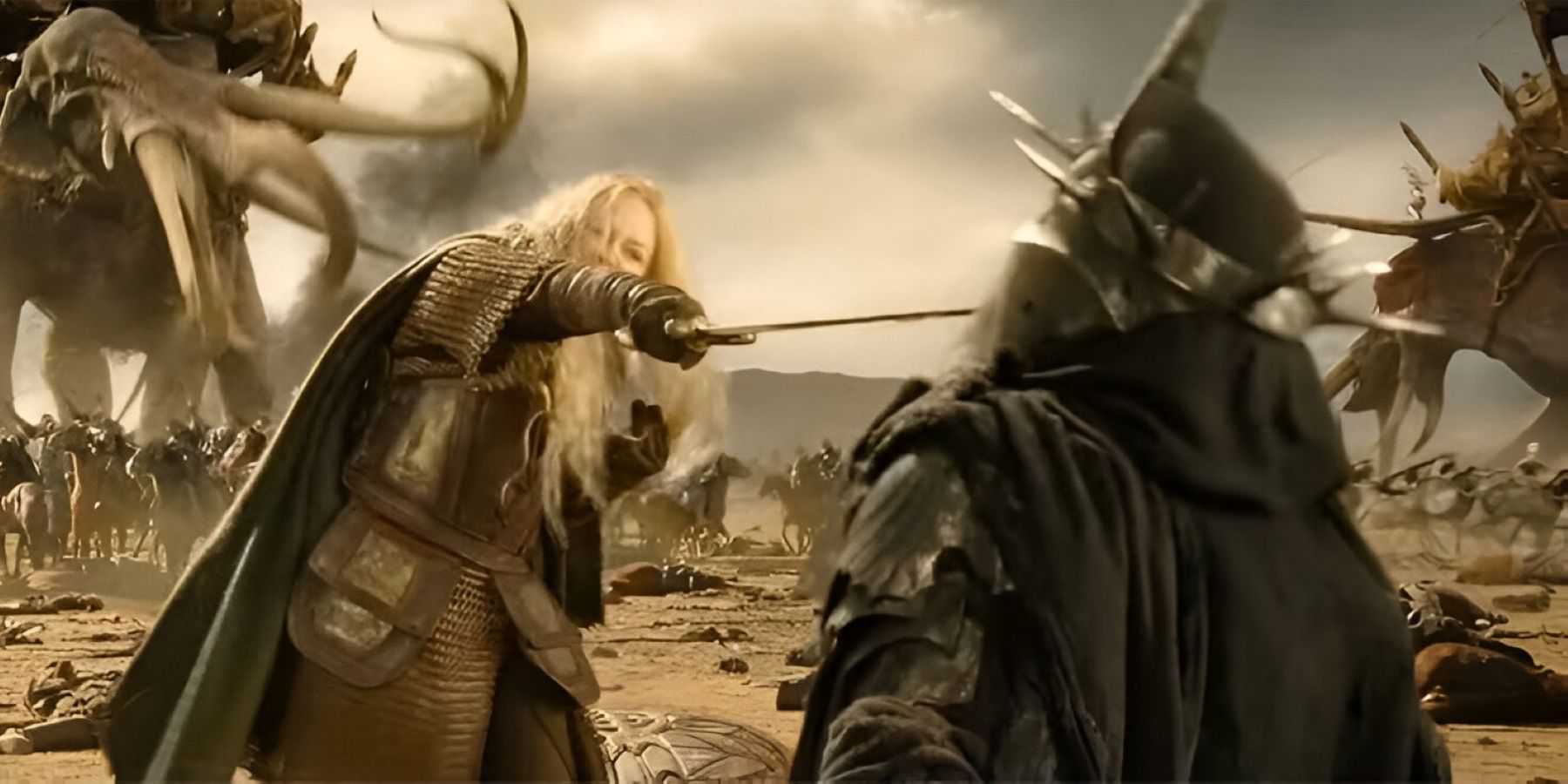 Senhor dos Anéis Eowyn e o Rei Bruxo