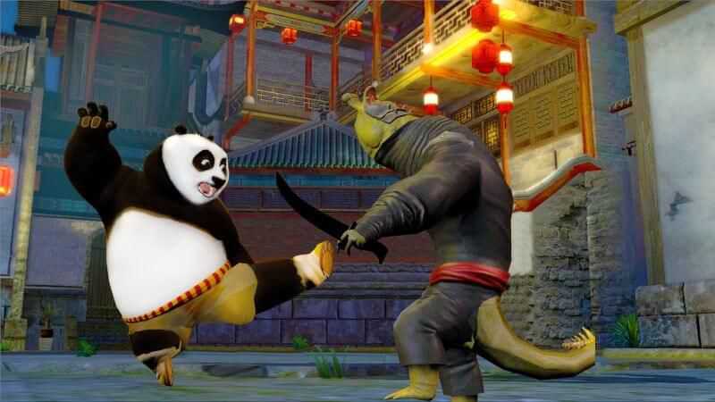 Kung Fu Panda 2 XBox Screen Kicking