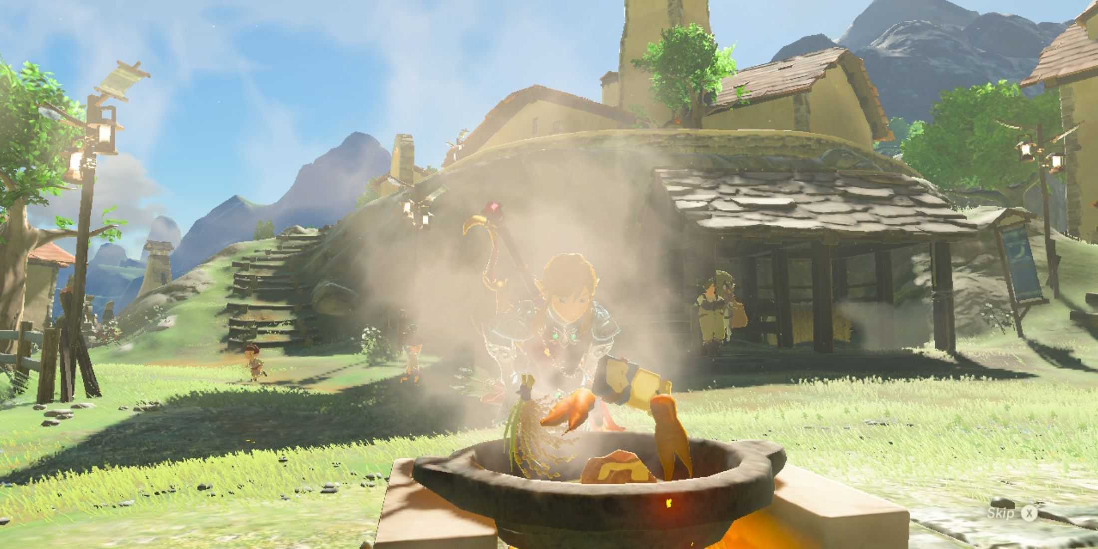 Link's Veggie Risotto Cooking