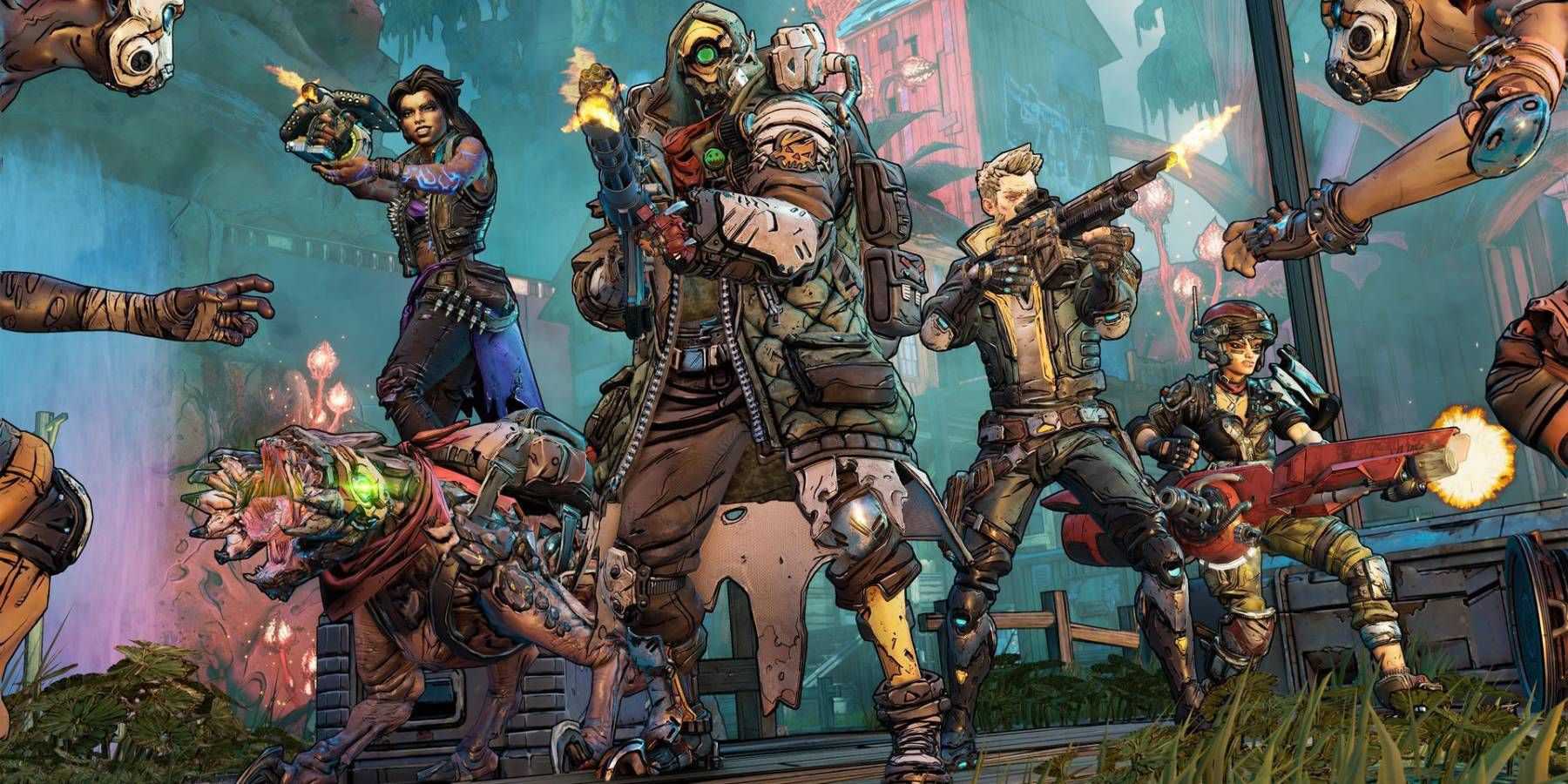 Os caçadores de cofres de Borderlands 3 se reuniram em combate