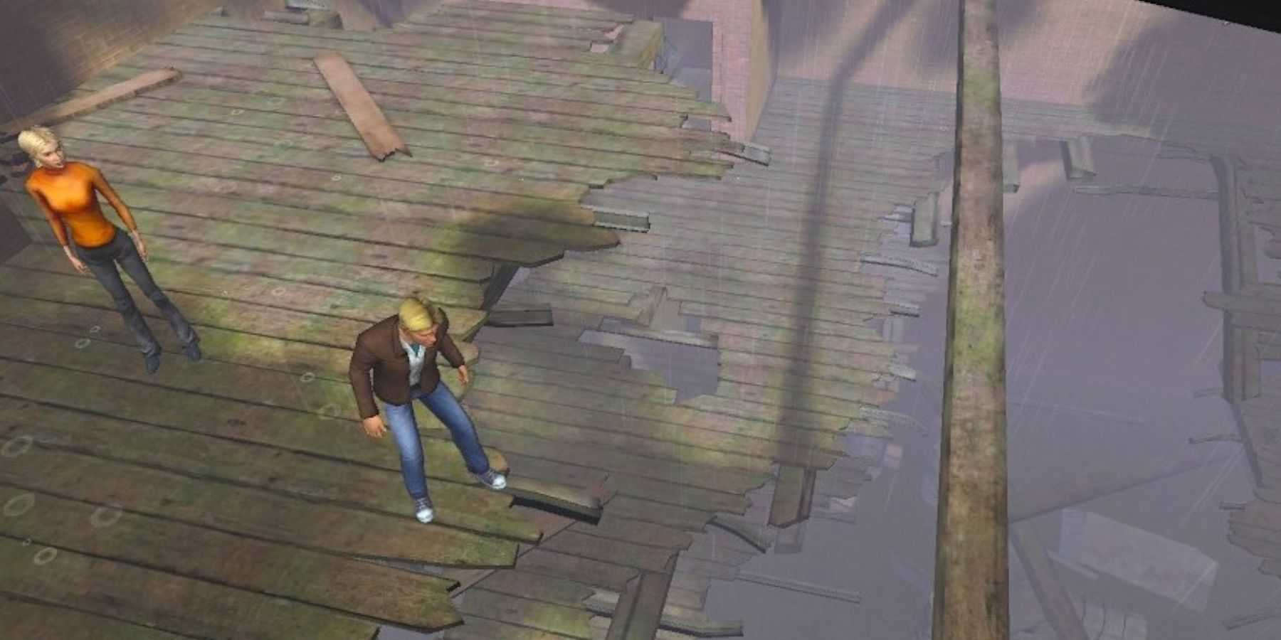 Broken Sword 4 - George and Anna exploring