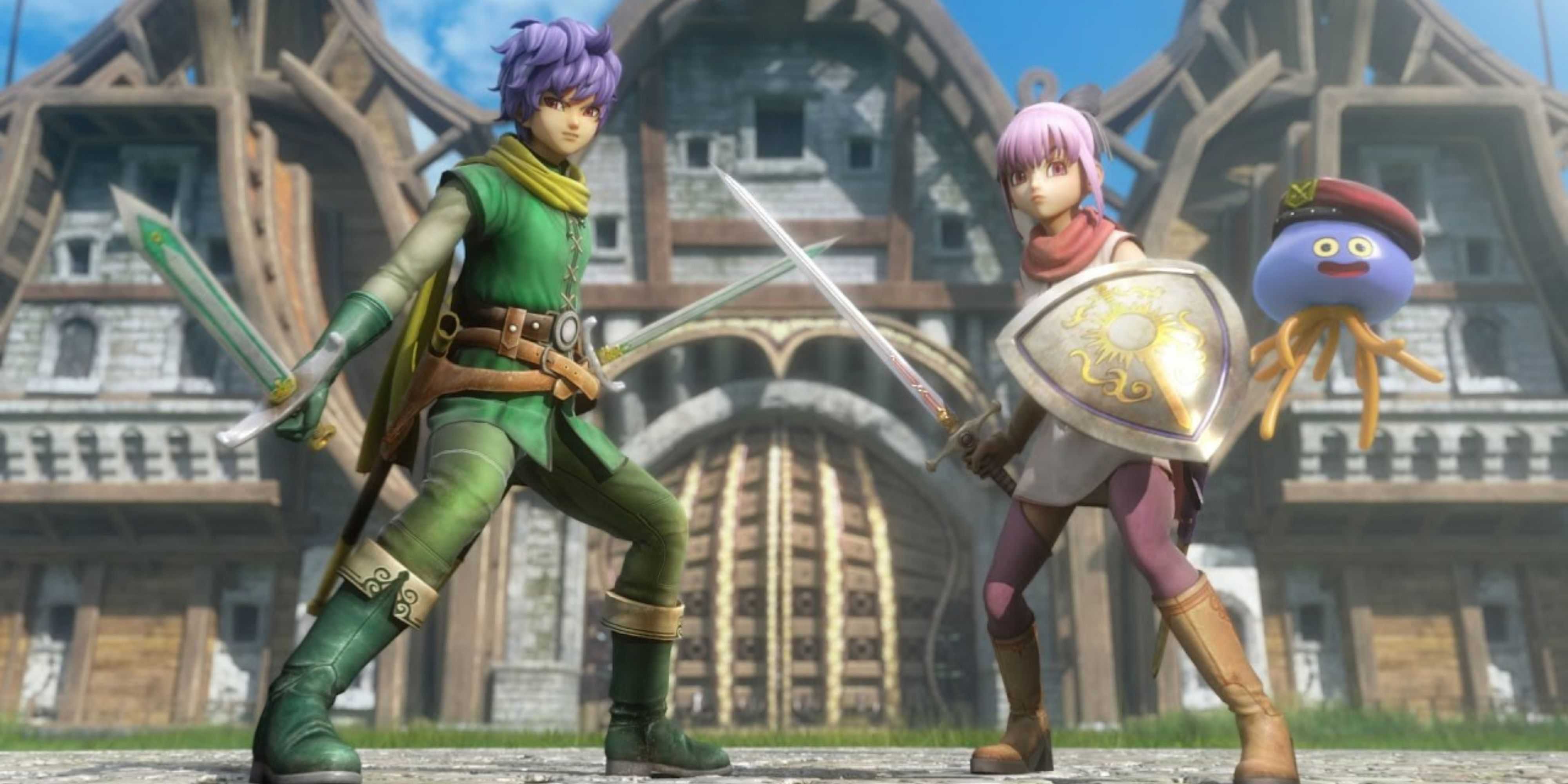 Dragon Quest Heroes 2 posing