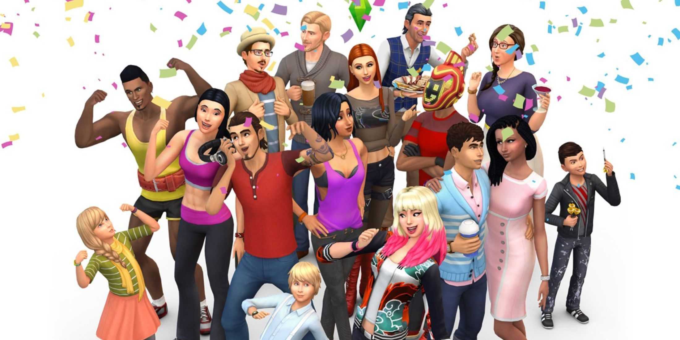 Sims 4 characters posing