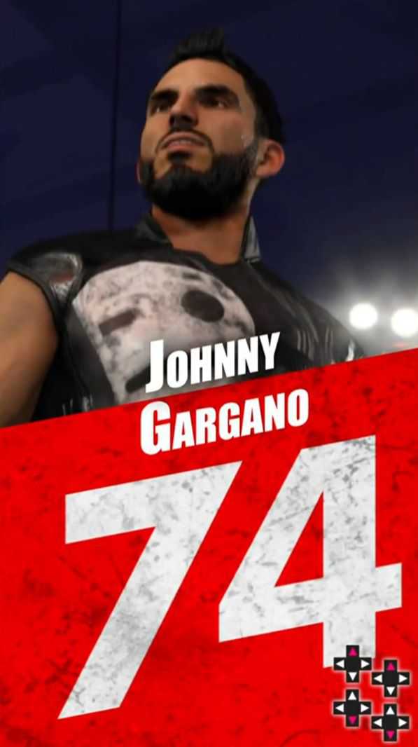 classificação wwe 2k24 johnny gargano