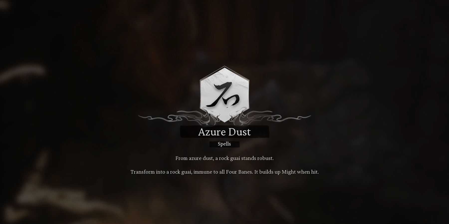 azure dust spells in black myth wukong