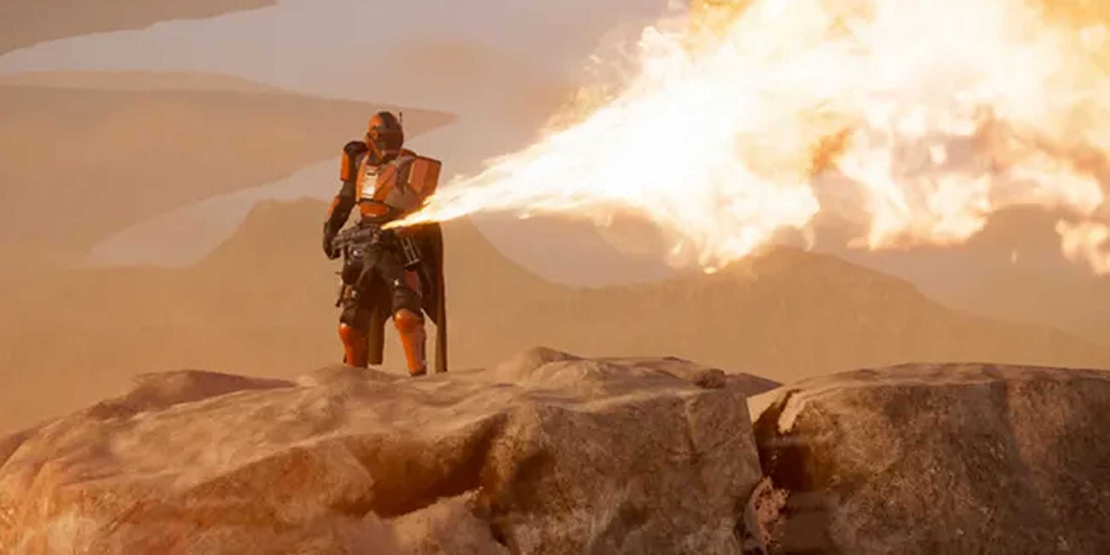 Helldivers 2 Flamethrower