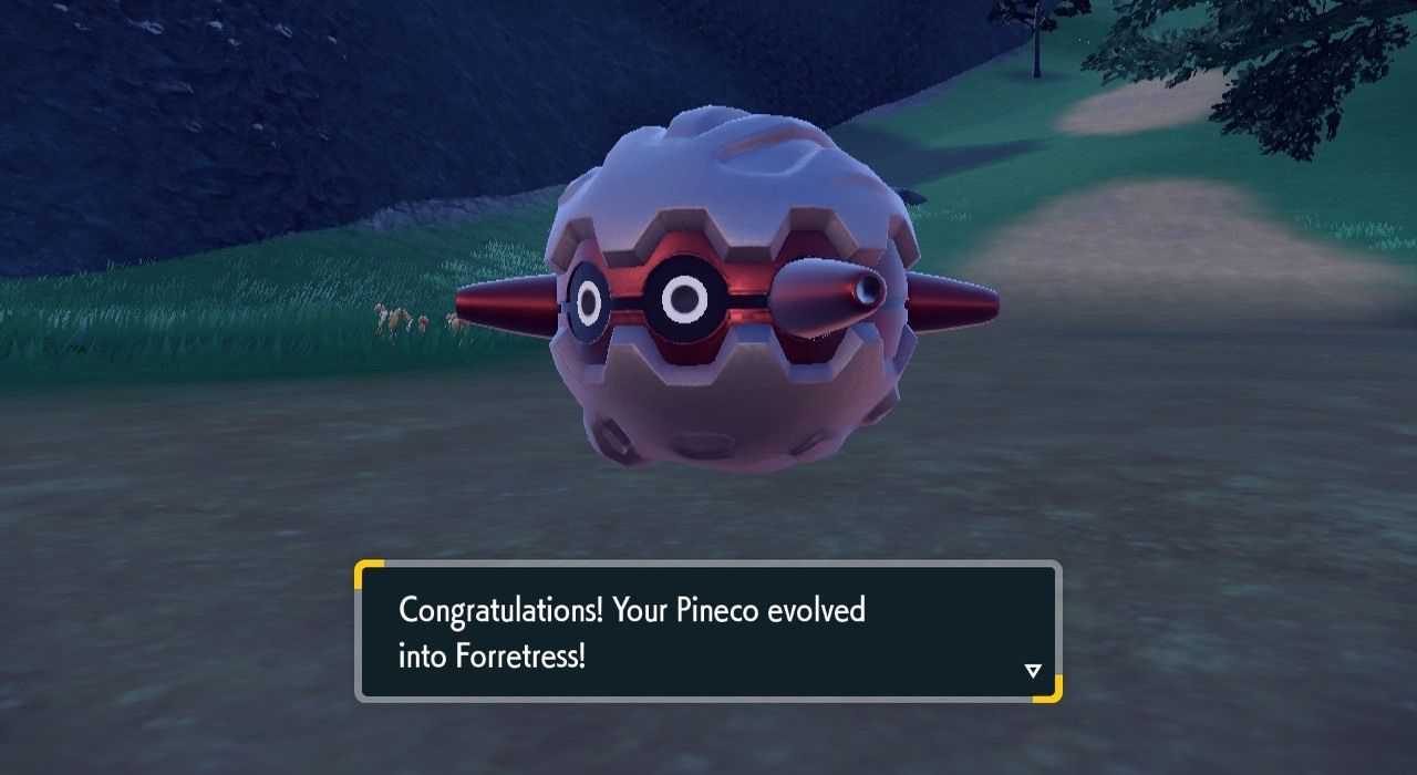 pineco is forretress