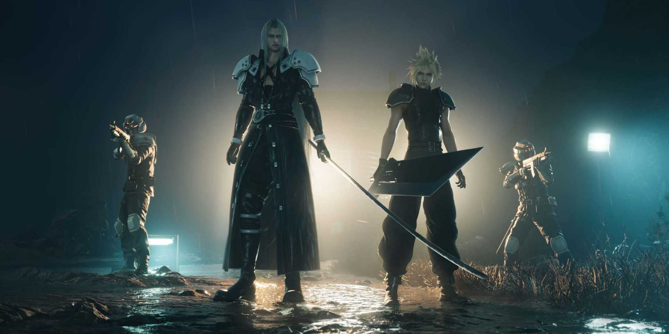 Final Fantasy 7 Rebirth Cloud and Sephiroth