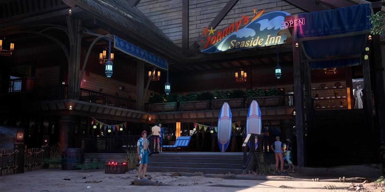 Johnny's Seaside Inn em Final Fantasy 7 Rebirth