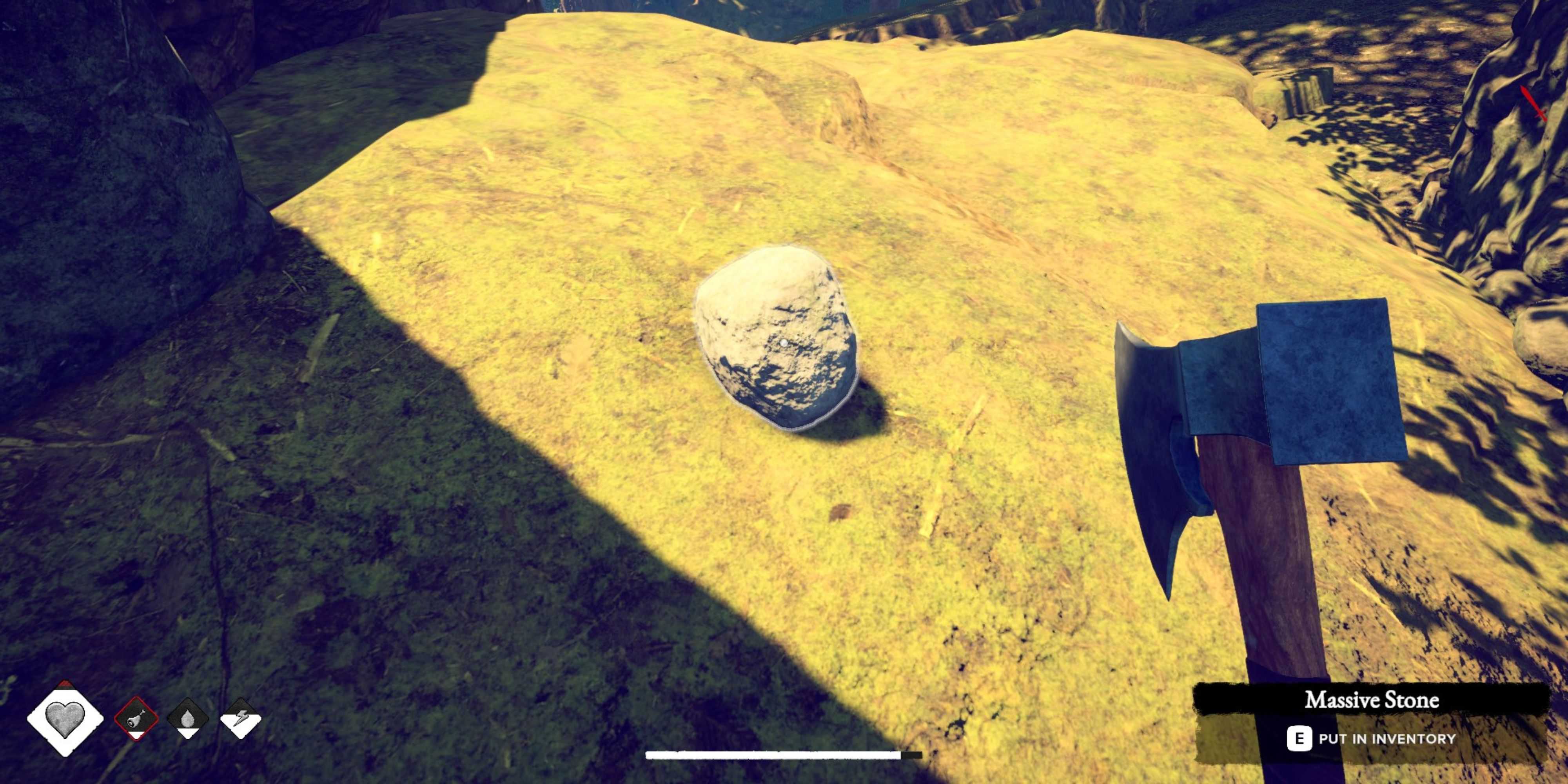 massive stone in survival fountain of youth