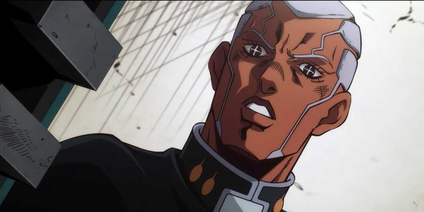 Enrico Pucci em Stone Ocean Anime