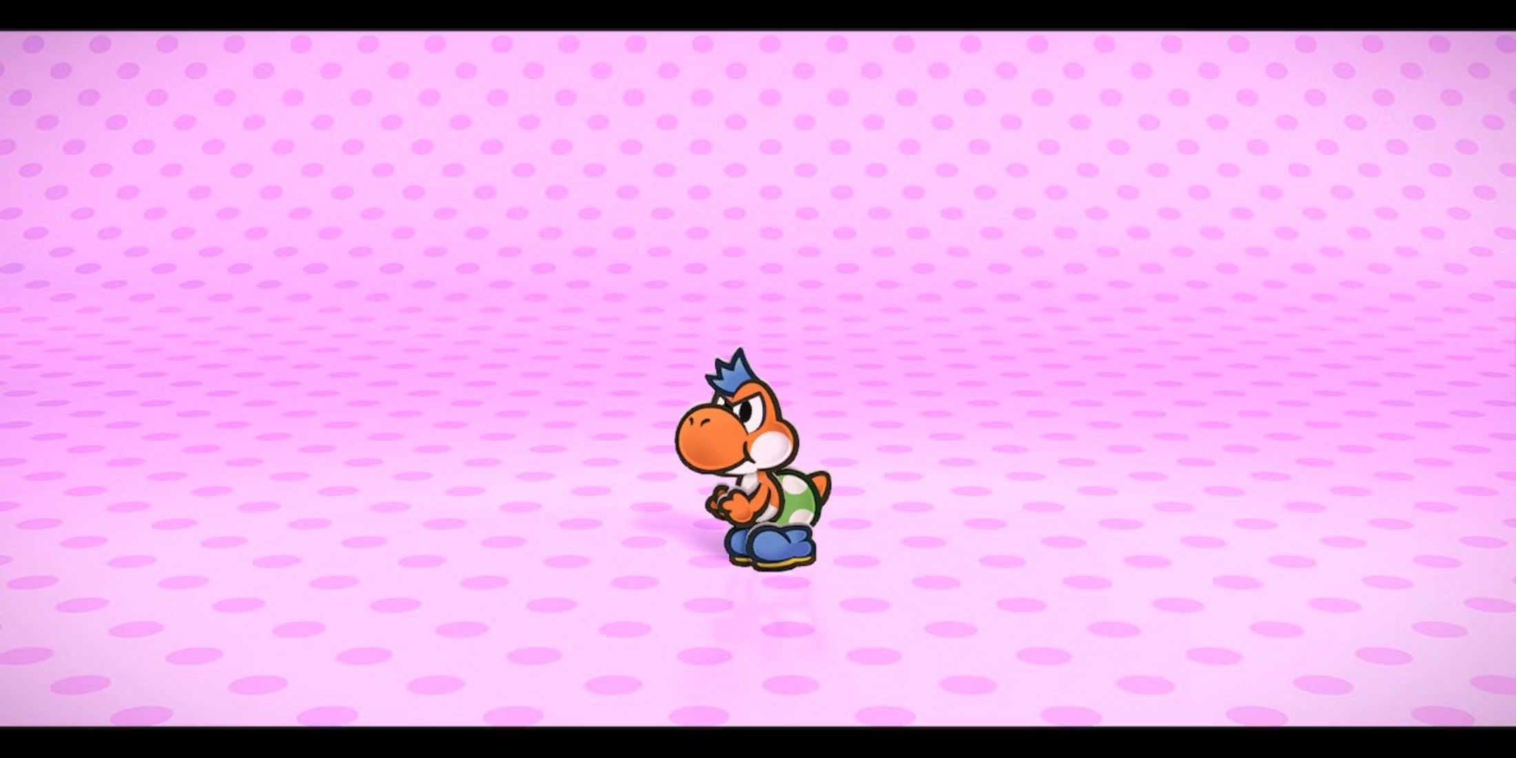 Paper Mario The Thousand-Year Door - orange Yoshi