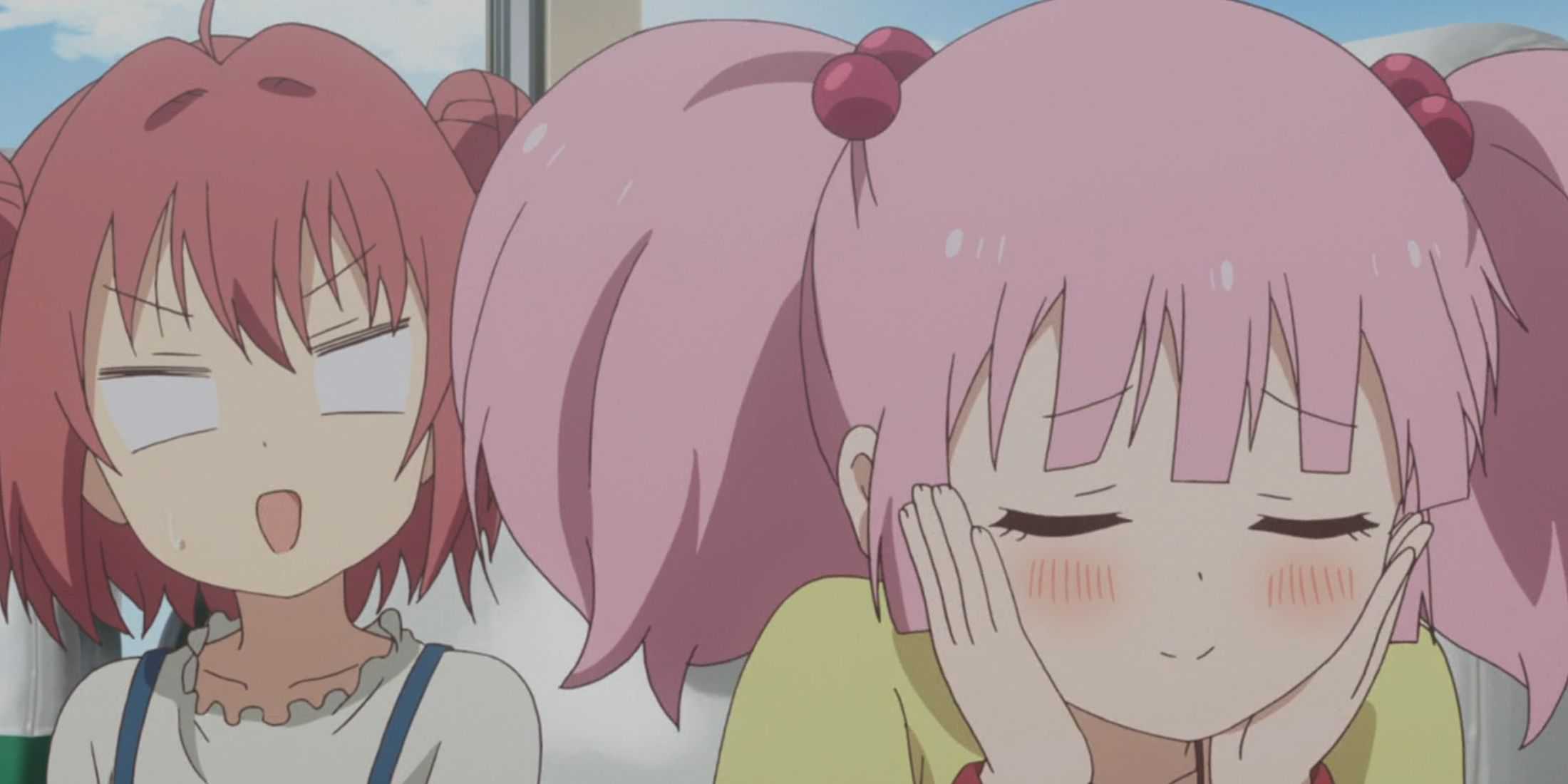 yuru yuri akari and Chinatsu 