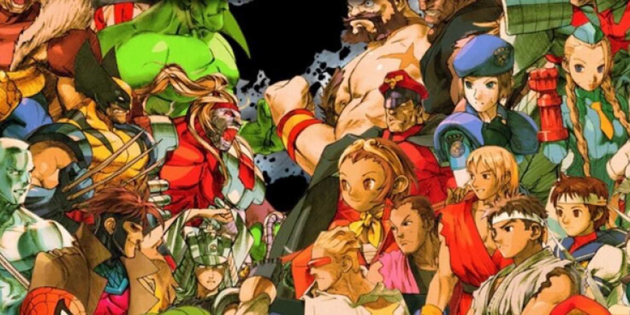 Marvel vs Capcom 2 official artwork