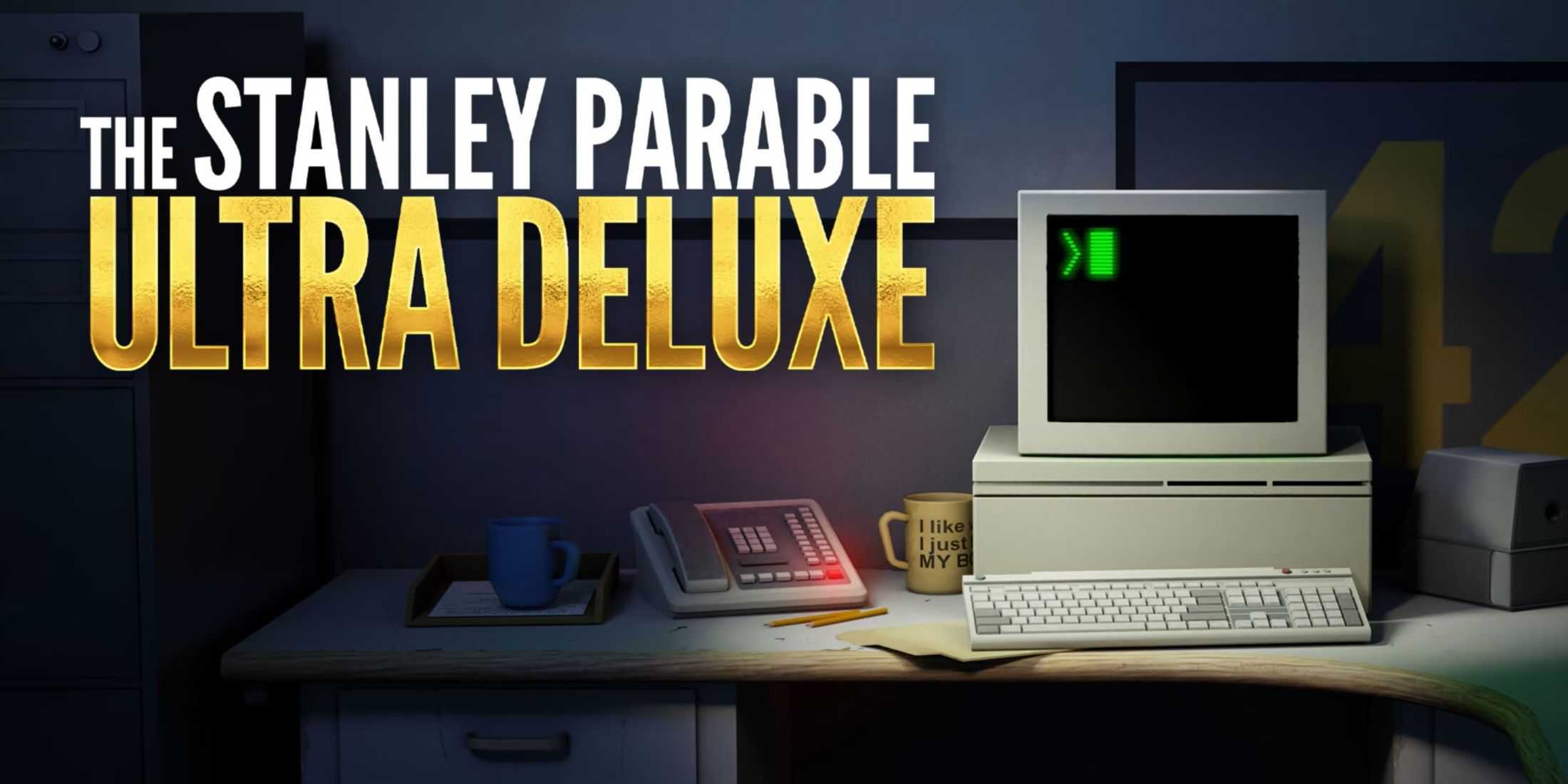 Obra de arte oficial da edição ultra deluxe de Stanley Parable