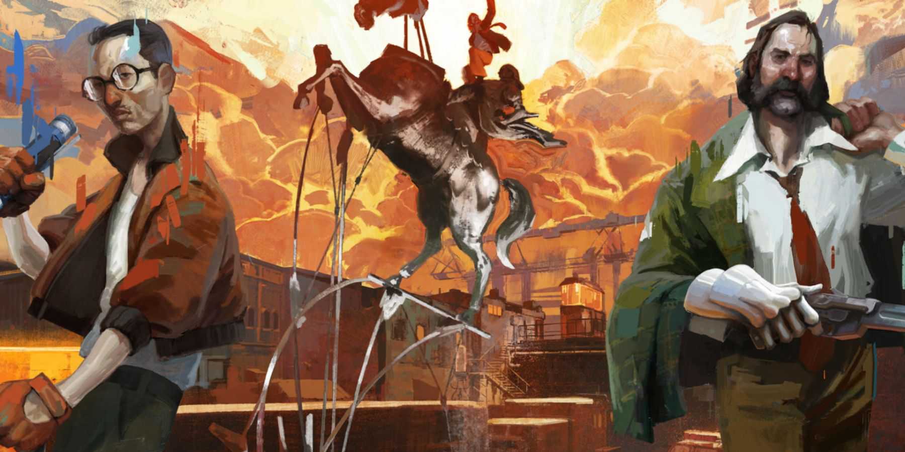 Arte promocional do Disco Elysium