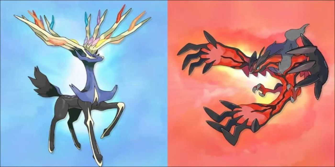 Pokemon Lendários Gen 6 Xerneas e Yveltal