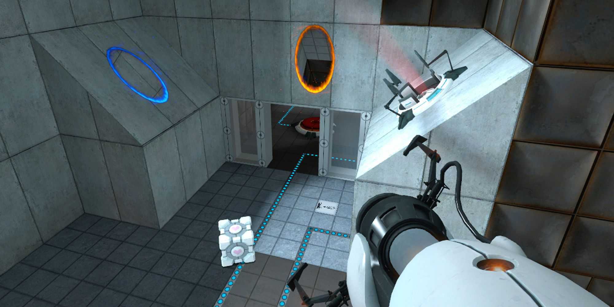 Screenshot of gameplay for Portal