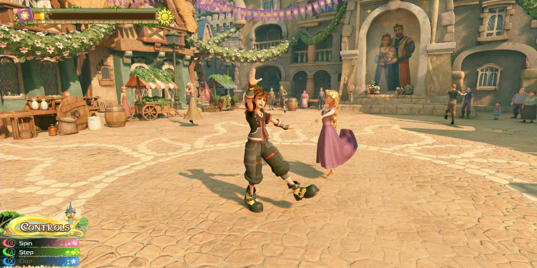 Kingdom Hearts 3 Sora e Rapunzel