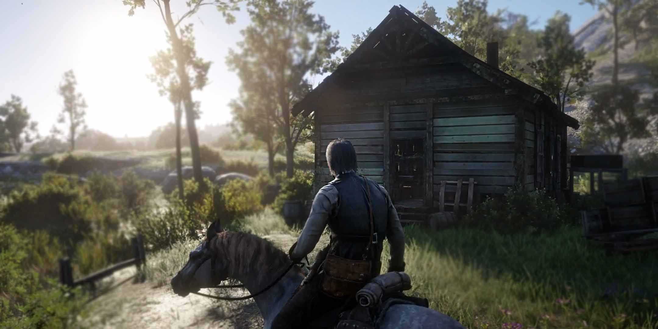 A spooky cabin in Red dead Redemption 2