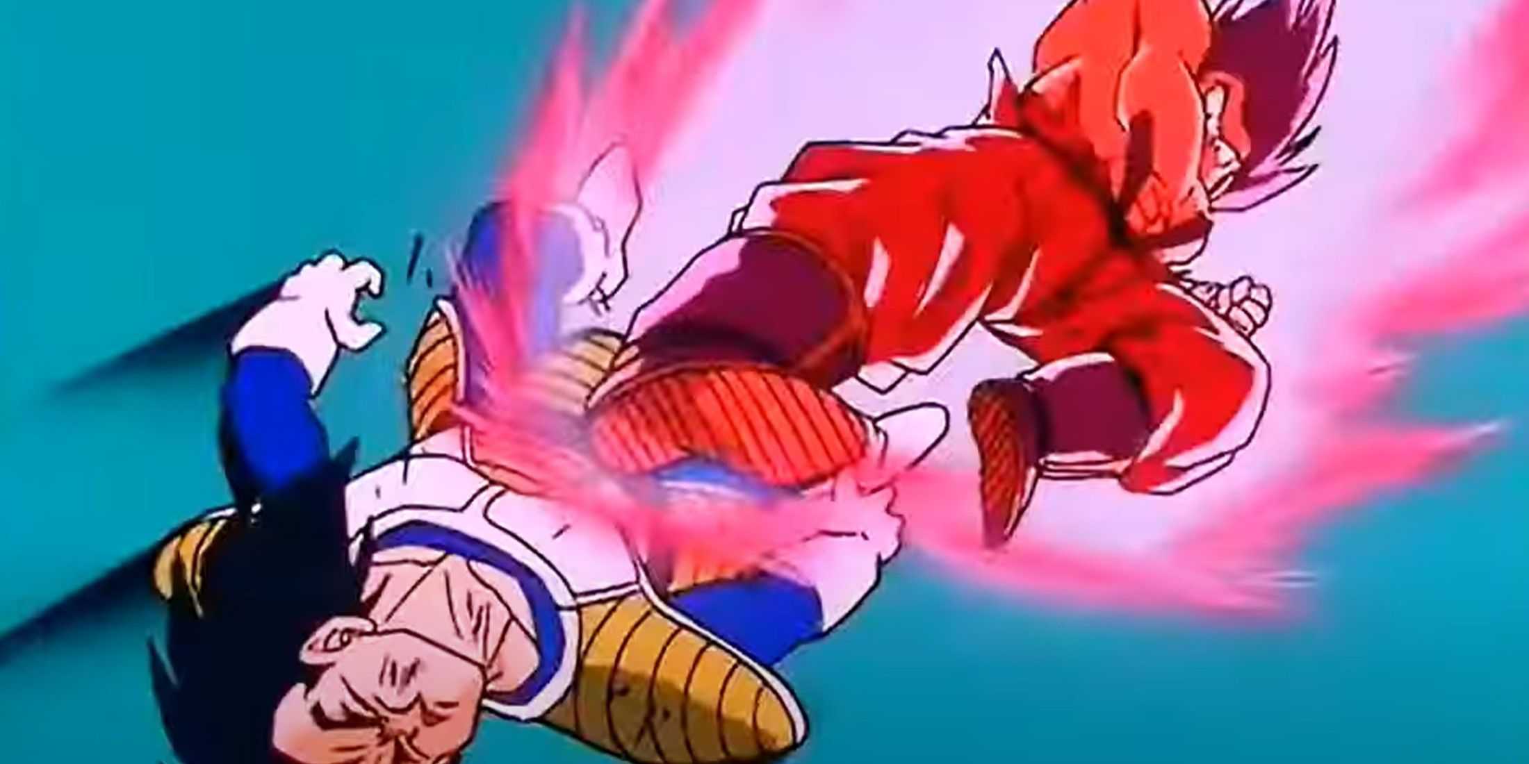 Goku Kaio-ken vs Vegeta Dragon Ball