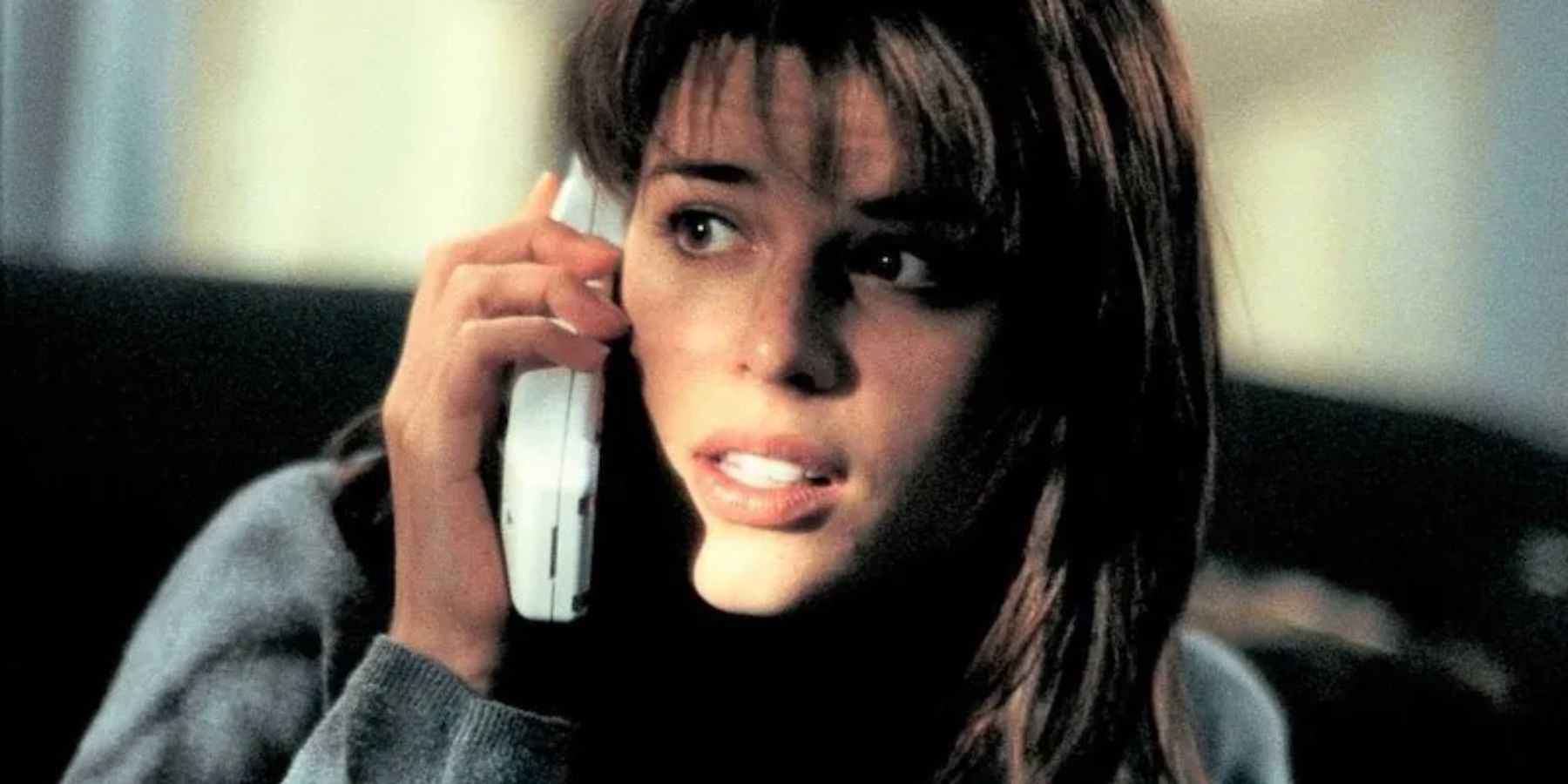 Neve Campbell como Sidney Prescott em Pânico