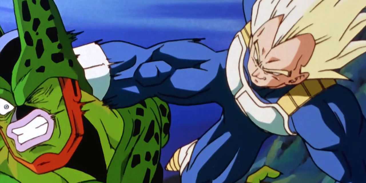 Vegeta Versus Semi-Perfect Cell (Dragon Ball Z)